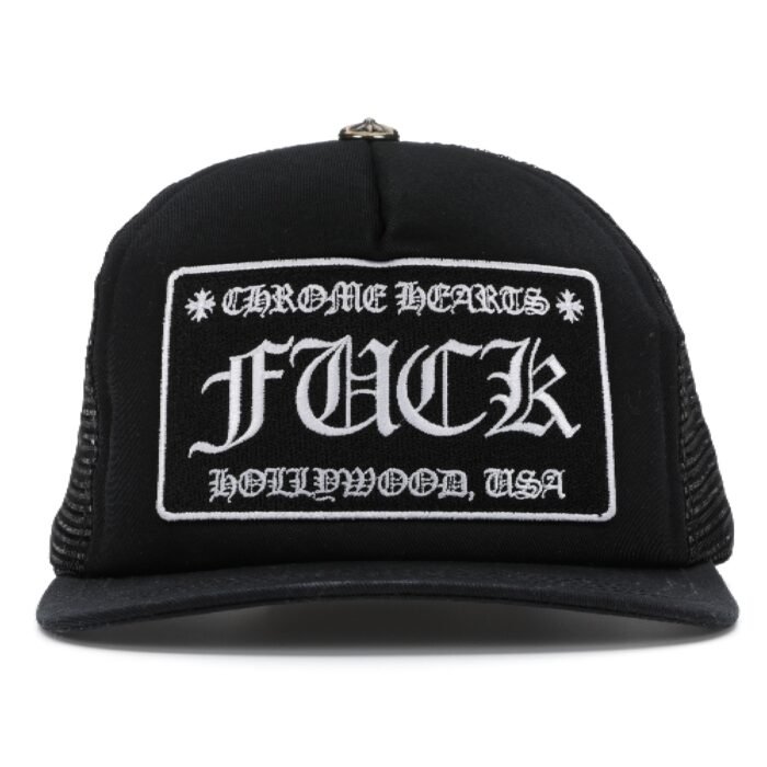 Chrome Hearts FUCK Hollywood Trucker Hat